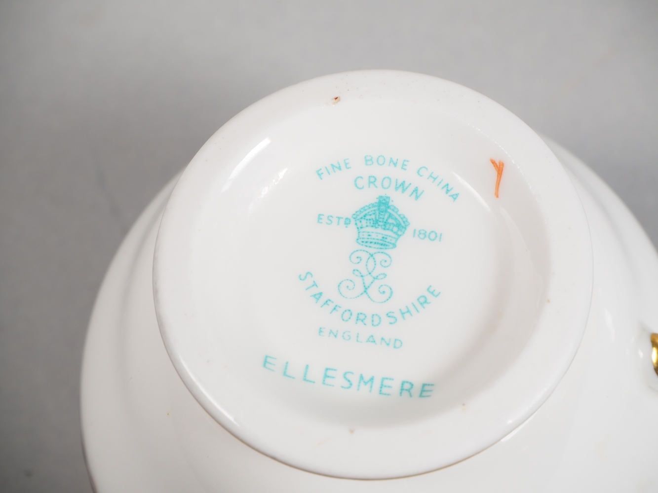 Coffee service Staffordshire Ellesmere for 6 persons, 21 pieces. - Image 5 of 6