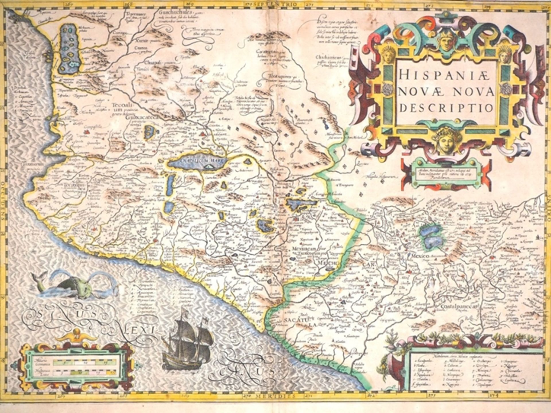 Hispaniae Novae Nova Descriptio, probably 17th century. - Image 2 of 4