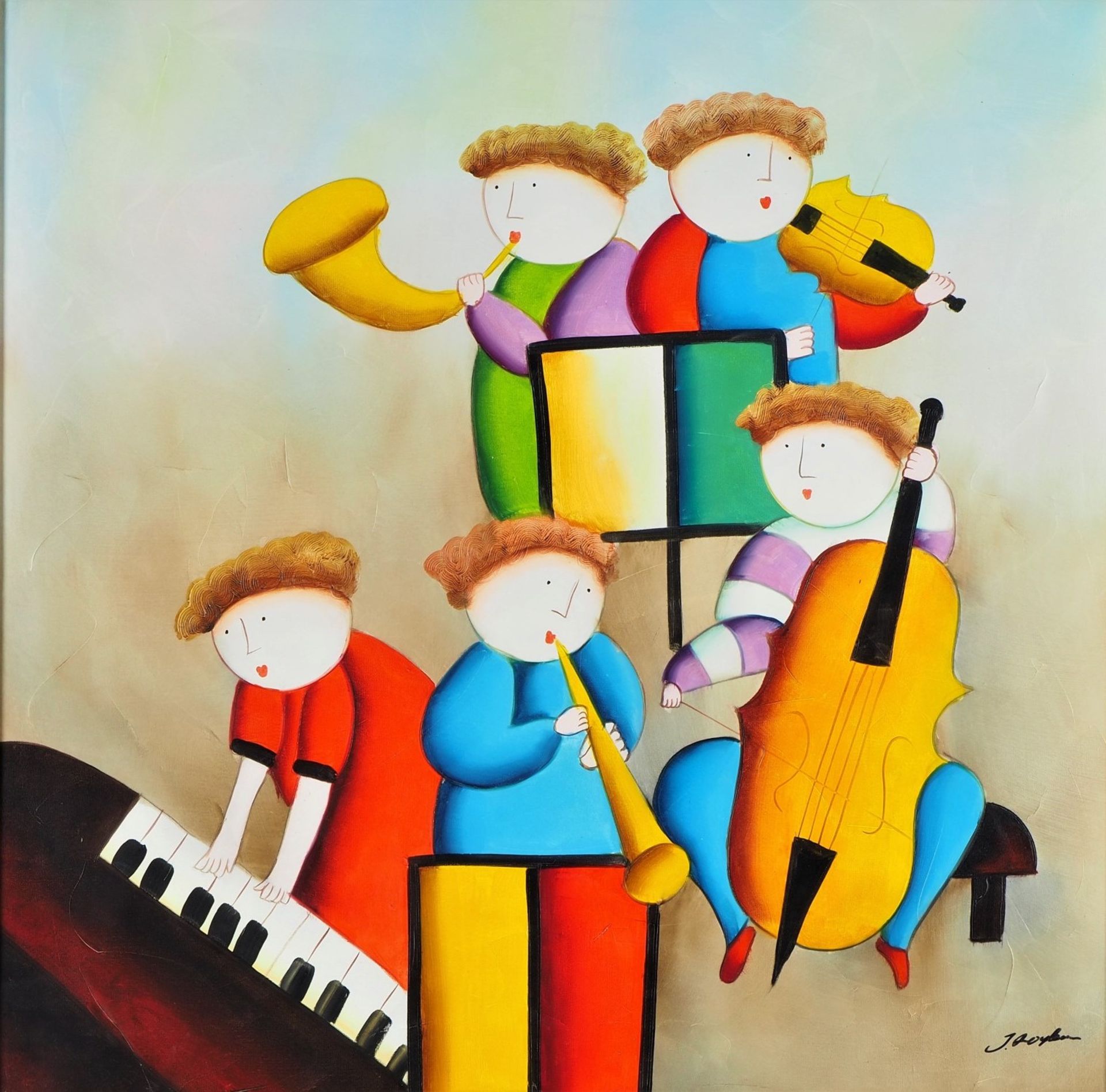 Joyce Roybal (*1955) - Musizierende Kinder - Bild 2 aus 3