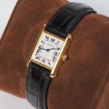 CARTIER Tank Quartz in 18K gold, 1990s - Ref. 866001