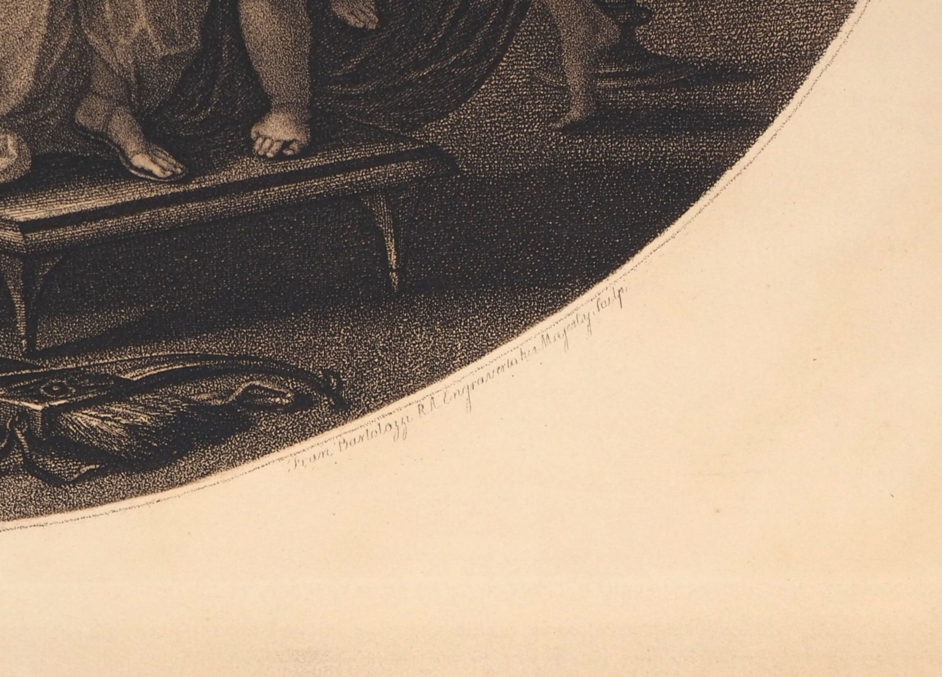 Francesco Bartolozzi (1727-1815), ''Die Toilette der Venus'', wohl 19. Jh. - Bild 3 aus 3