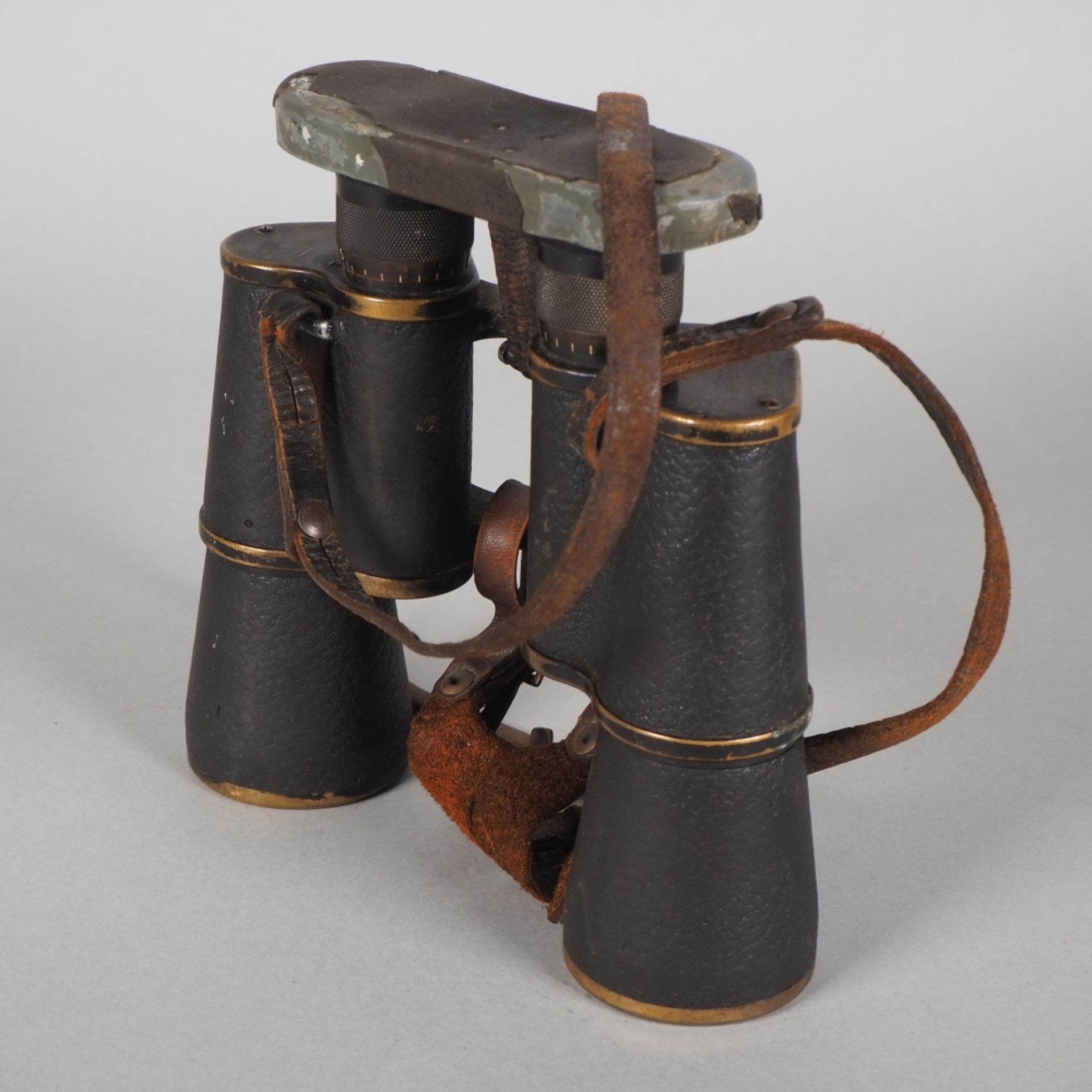 Very rare Carl Zeiss naval binoculars in Telumact design 8x40, around 1915 - Image 2 of 4