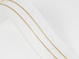 Feine 14K Gold Venzianerkette - 65cm