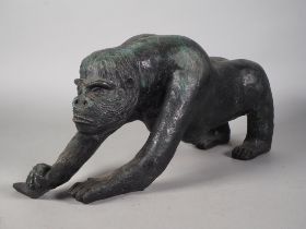 Mayer Tilly (*1924 - 2012, Germering) - bronze gorilla, 1999.