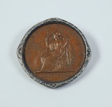 König Otto I. (1832-1862): Bronzemedaille 1832 von C. Voigt