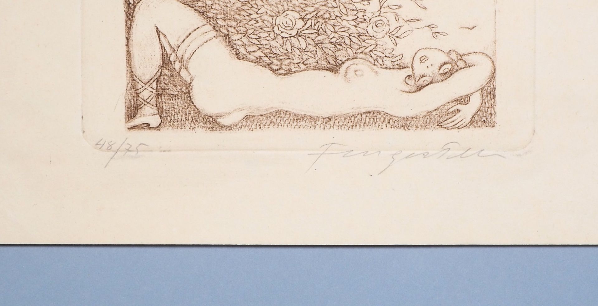 Michel Fingesten (1884-1943), erotic bookplate, 1st half of the 20th century. - Image 3 of 3