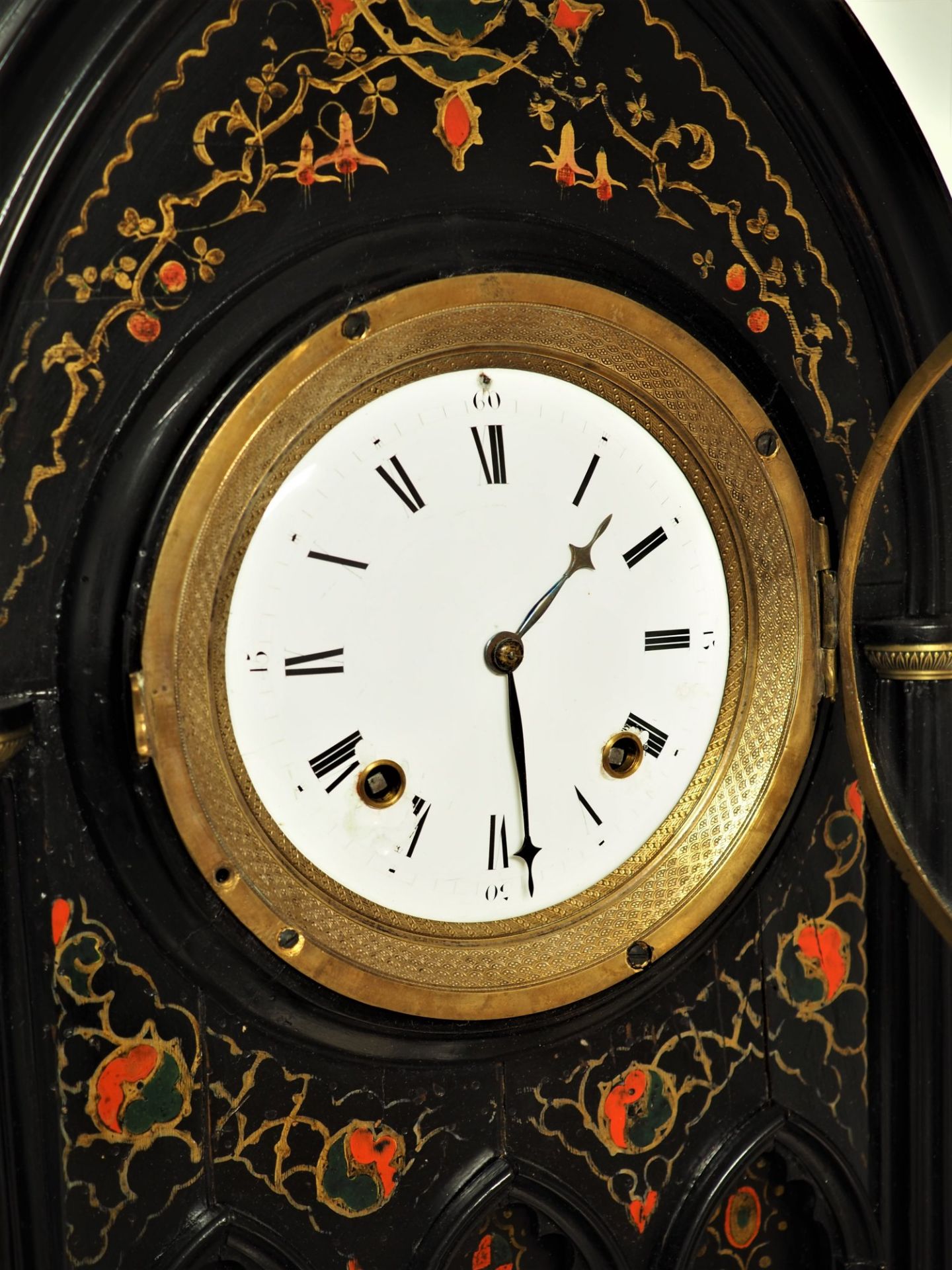 Viennese cathedral clock, around 1850. - Image 3 of 4
