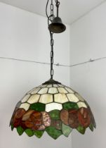 Old Tiffany style ceiling lamp 