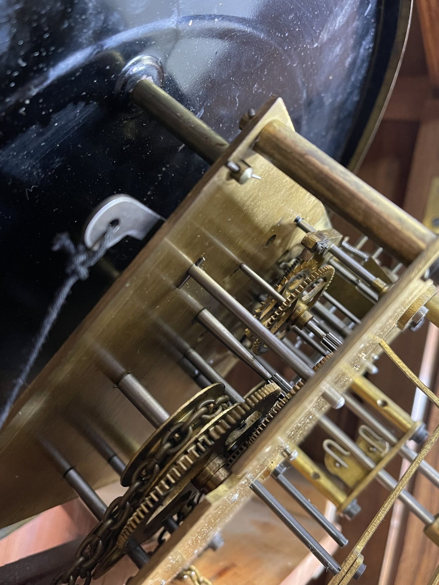 Simple art deco grandfather clock, beginning of 20th century. - Image 10 of 10