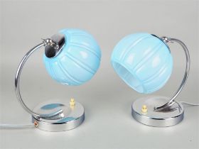 A pair of night light lamps, 50s.