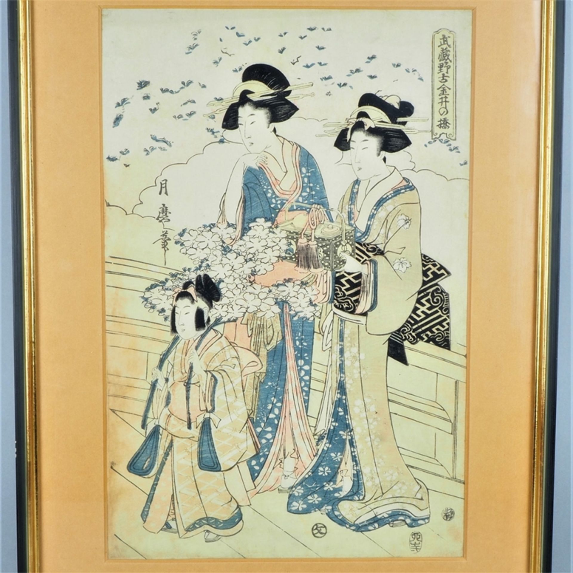 Japanese woodblock print, ca. 1807