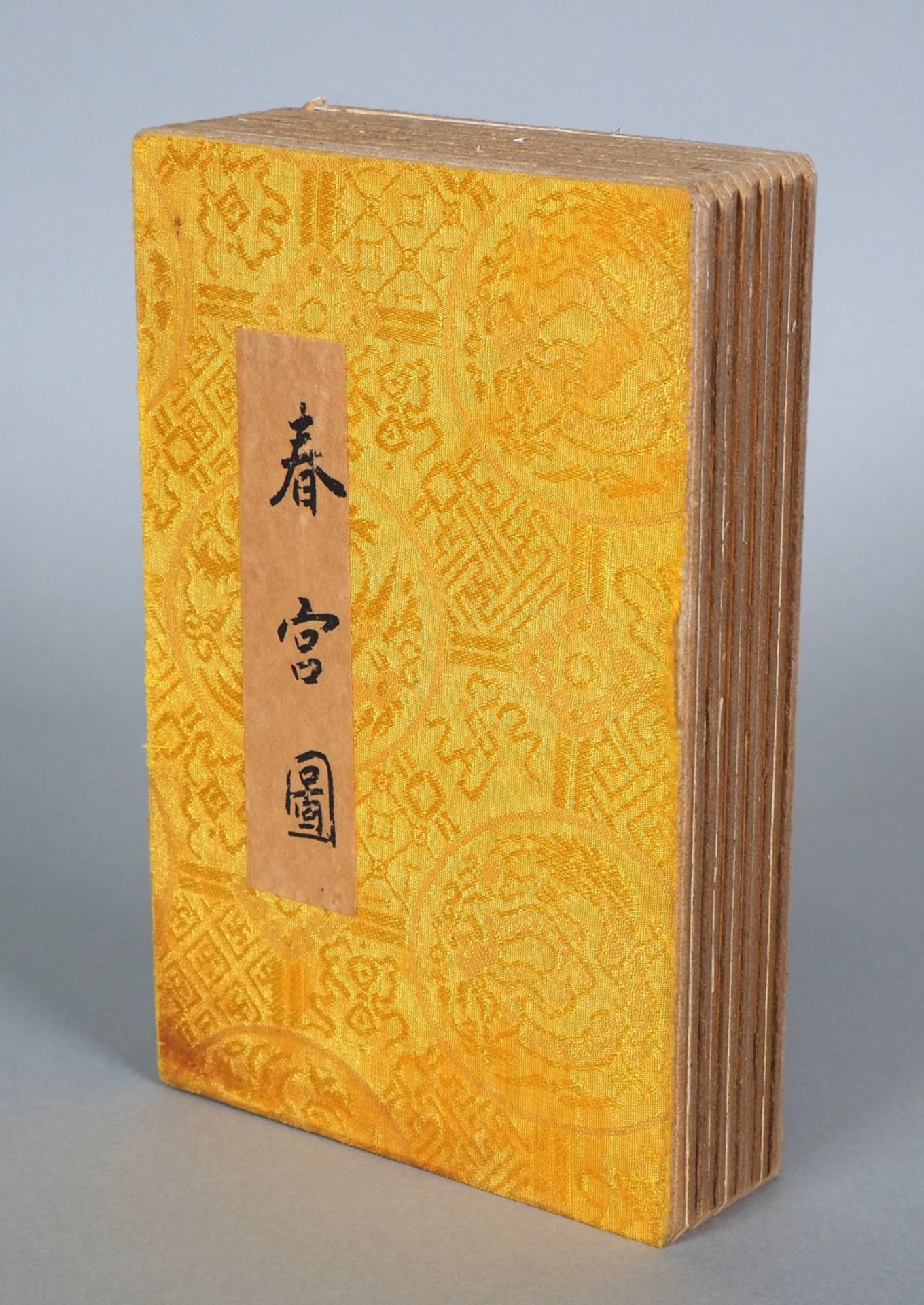 Faltbuch Erotika, China um 1900, Chinesisches Kopfkissenbuch (pillow book - shunga)