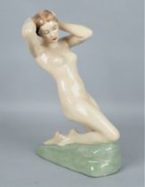 Porcelain figurine: Naked beauty, 1930s