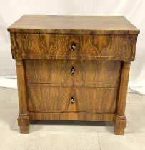 Small Biedermeier chest of drawers, around 1820