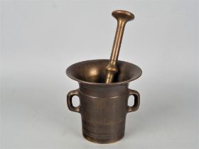 Brass mortar around1860