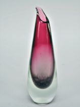 Kleine Murano Vase, Flavio Poli, 1960er