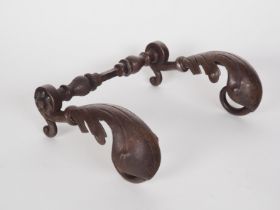 Pair of portal handles, Baroque, 18th century.