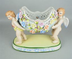 Large putti bowl