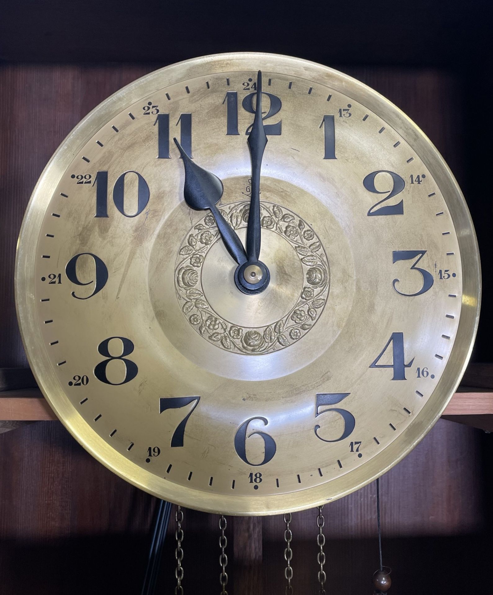 Simple art deco grandfather clock, beginning of 20th century. - Image 5 of 10