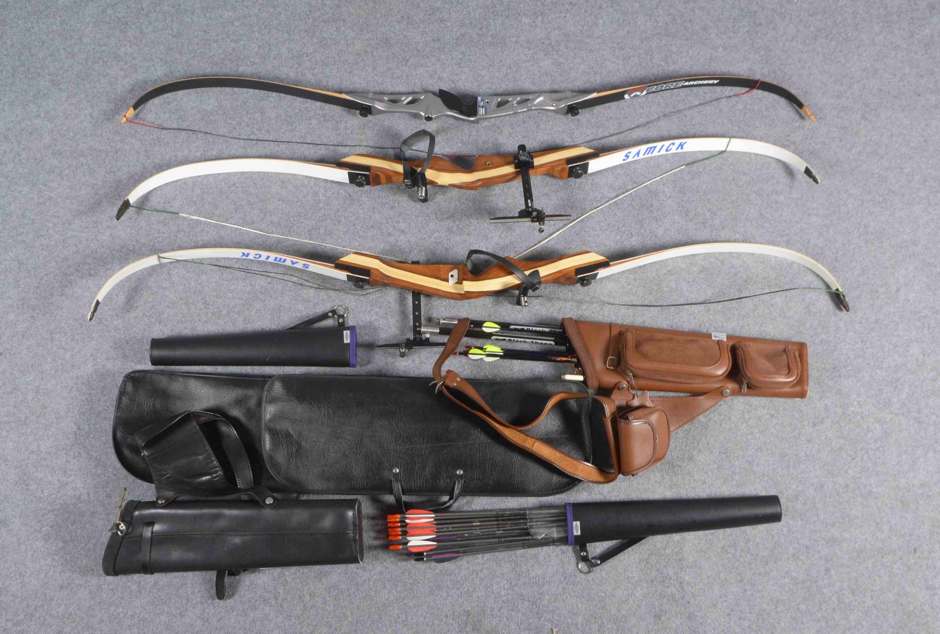 3 hochwertige Sportb&ouml;gen: 2x Samick &#039;Mind 10&#039;, 1x Core &#039;Archery Jet&#039;