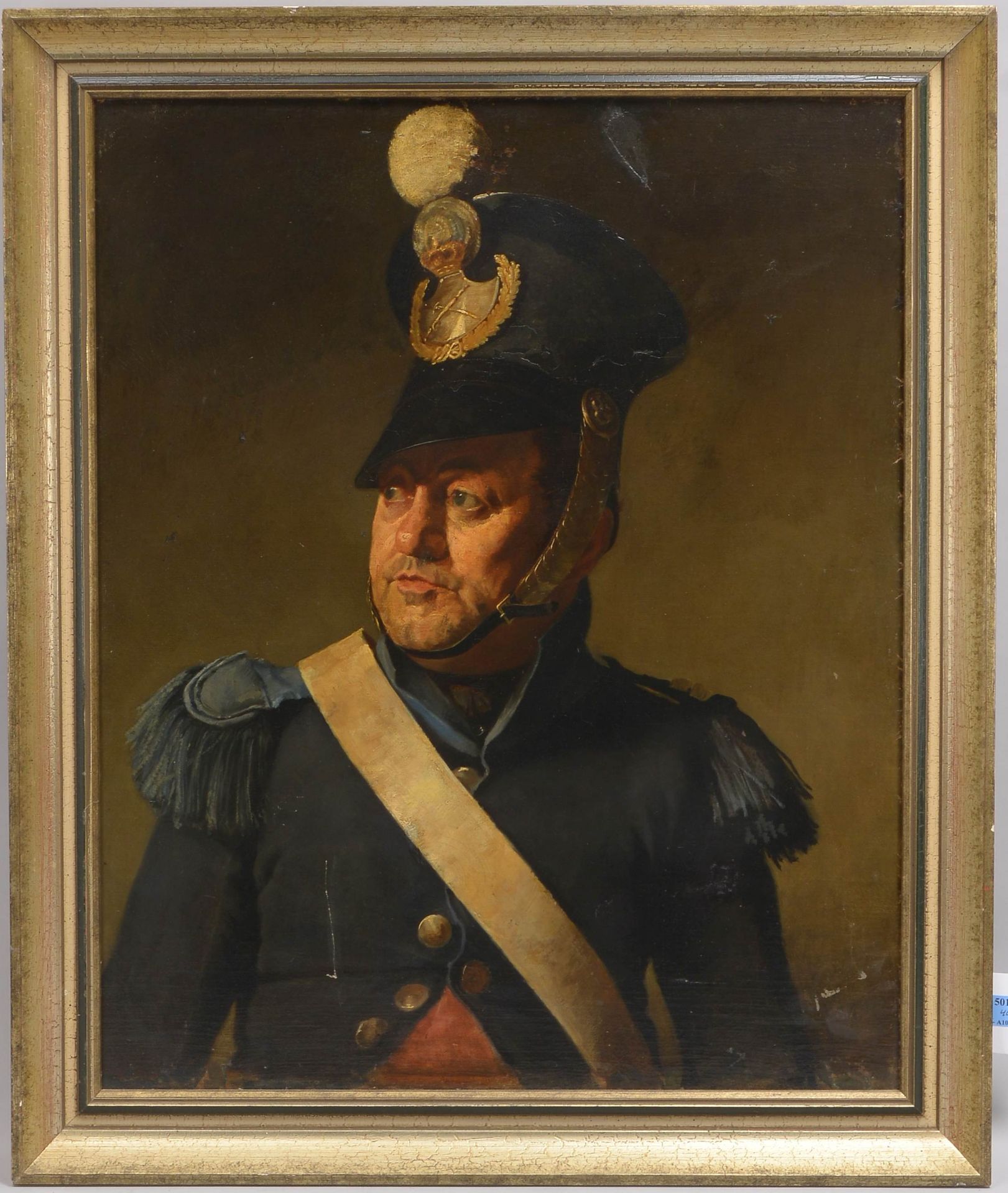 Wagner, Erdmann, &#039;Portrait eines M&uuml;nchner Stadtsoldaten&#039;, &Ouml;l/Lw, auf Hf
