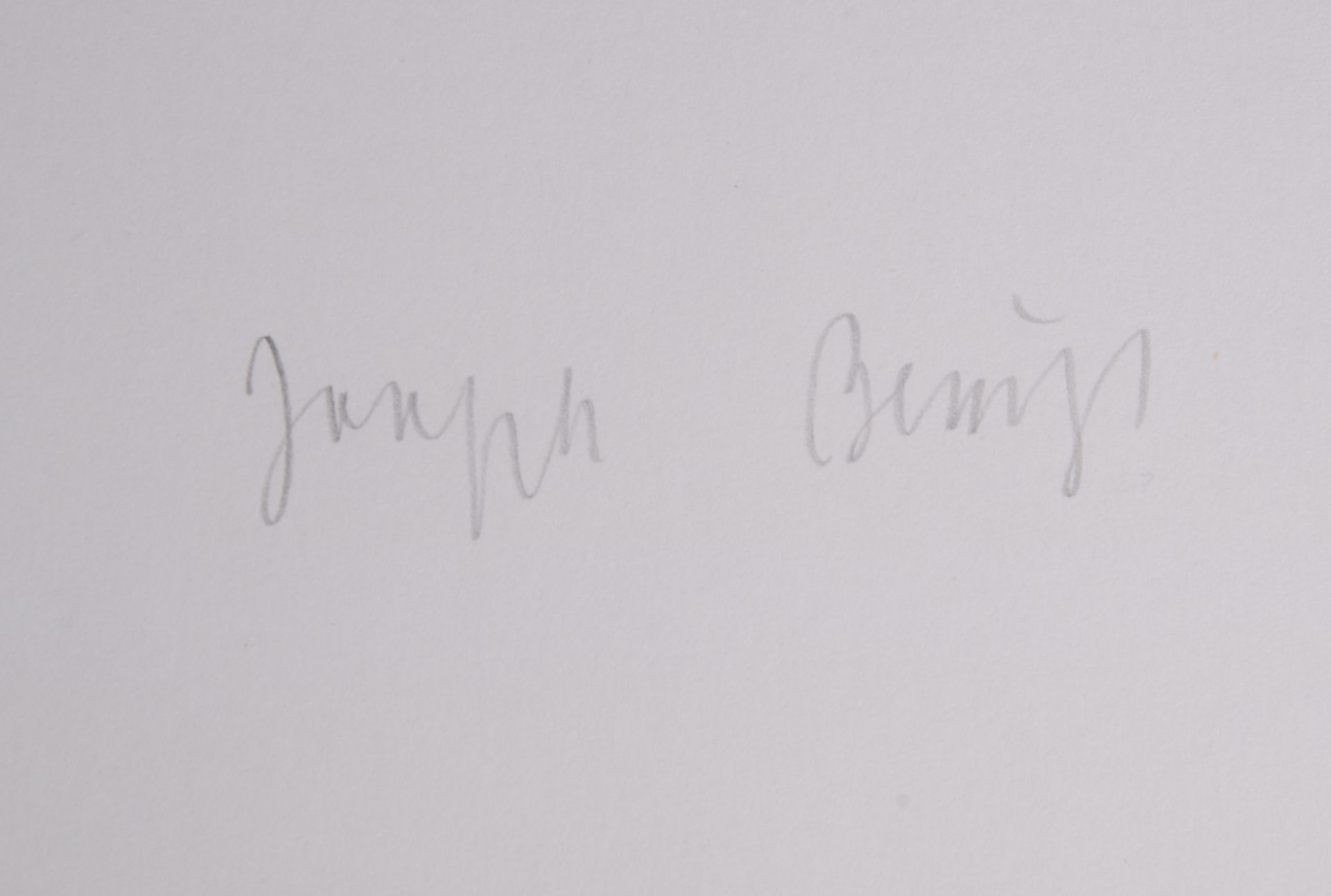 Beuys, Joseph, &#039;Tafeln I - III&#039;, 3x Siebdrucke (Edition Griffelkunst) - Image 2 of 2