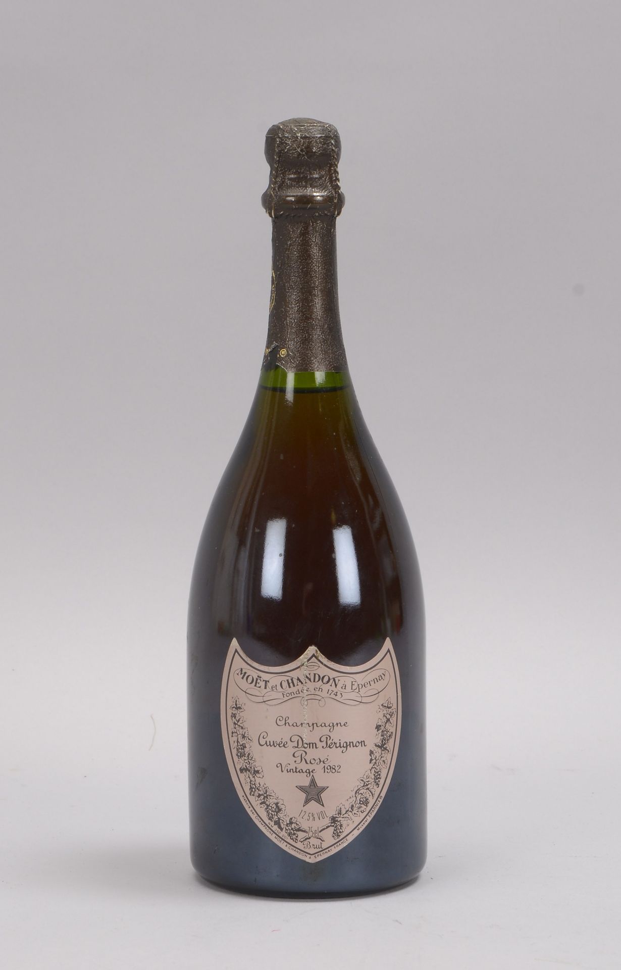 Champagner: Dom P&eacute;rignon Vintage 1982, Ros&eacute; Brut, 0,75 l, guter F&uuml;llstand