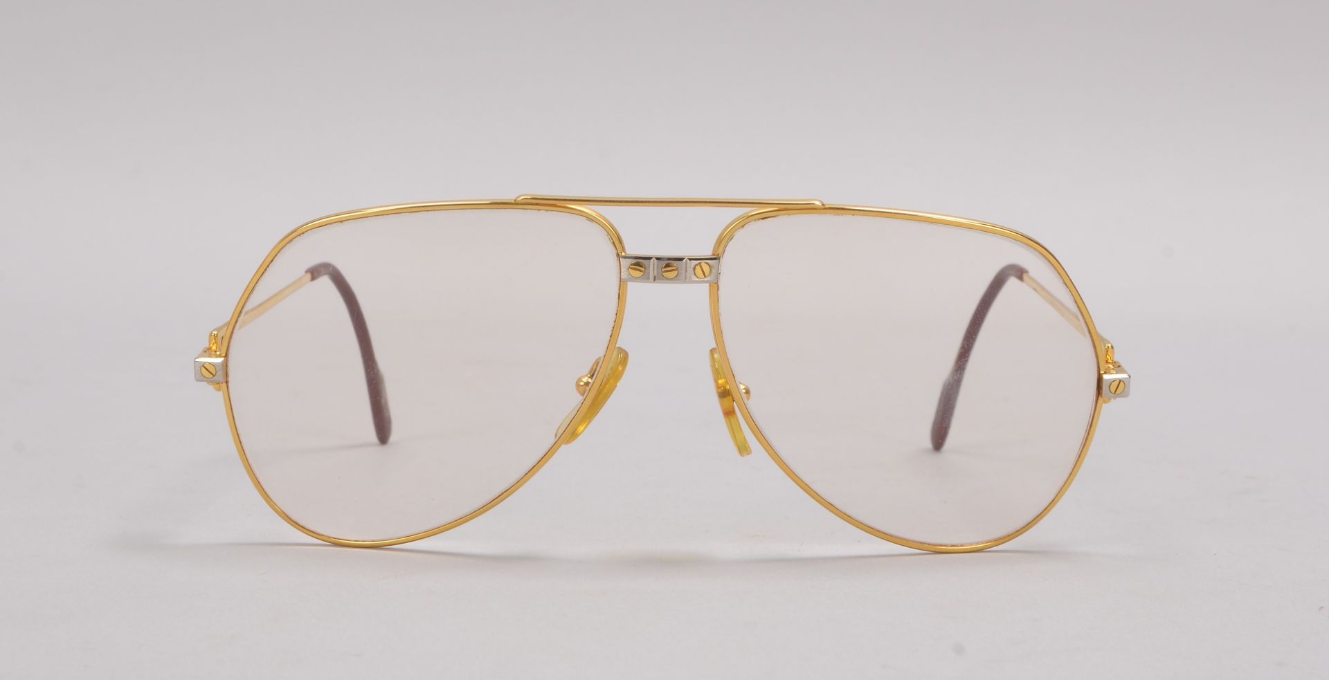 Designerbrille, &#039;Must de Cartier&#039;, Modell &#039;Vend&ocirc;me Santos&#039;, Gestell-Nr. &#