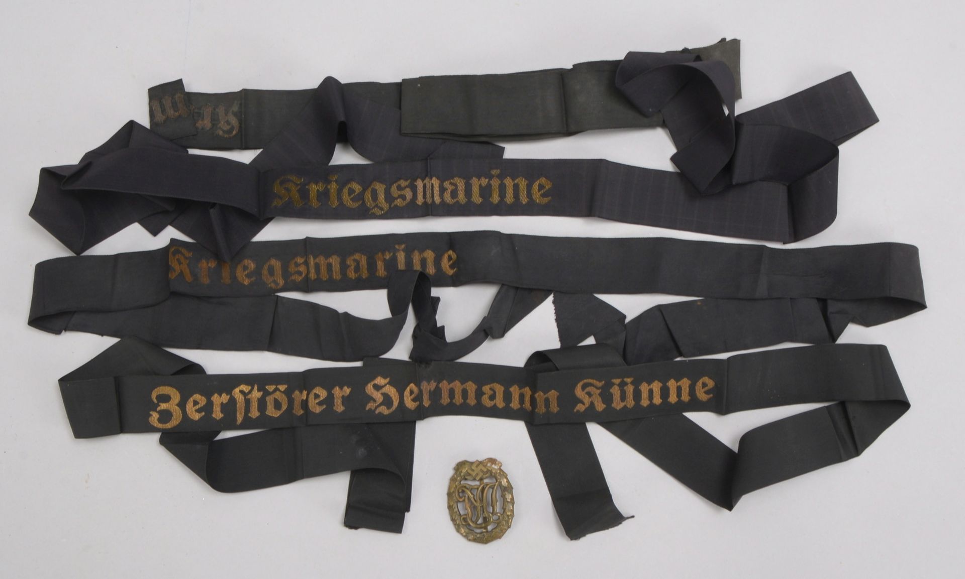 Sammler-Abzeichen (II. WK), &#039;Deutsches Reichssportabz.&#039;/4x M&uuml;tzenb&auml;nder
