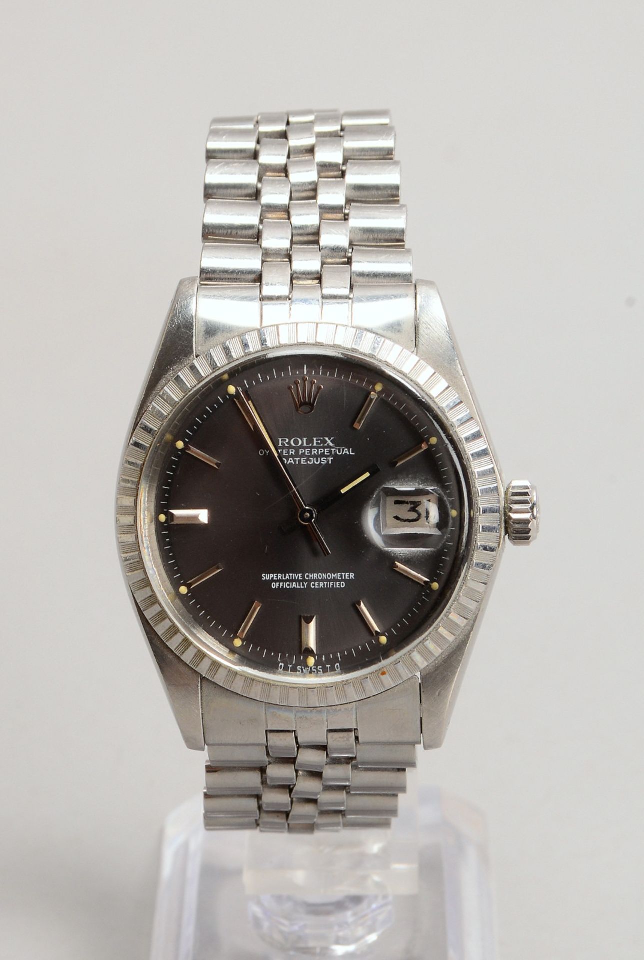 HAU Rolex Oyster &#039;Perpet. Datejust&#039;, Chronom. der Superlative, Automatik, Edelstahl