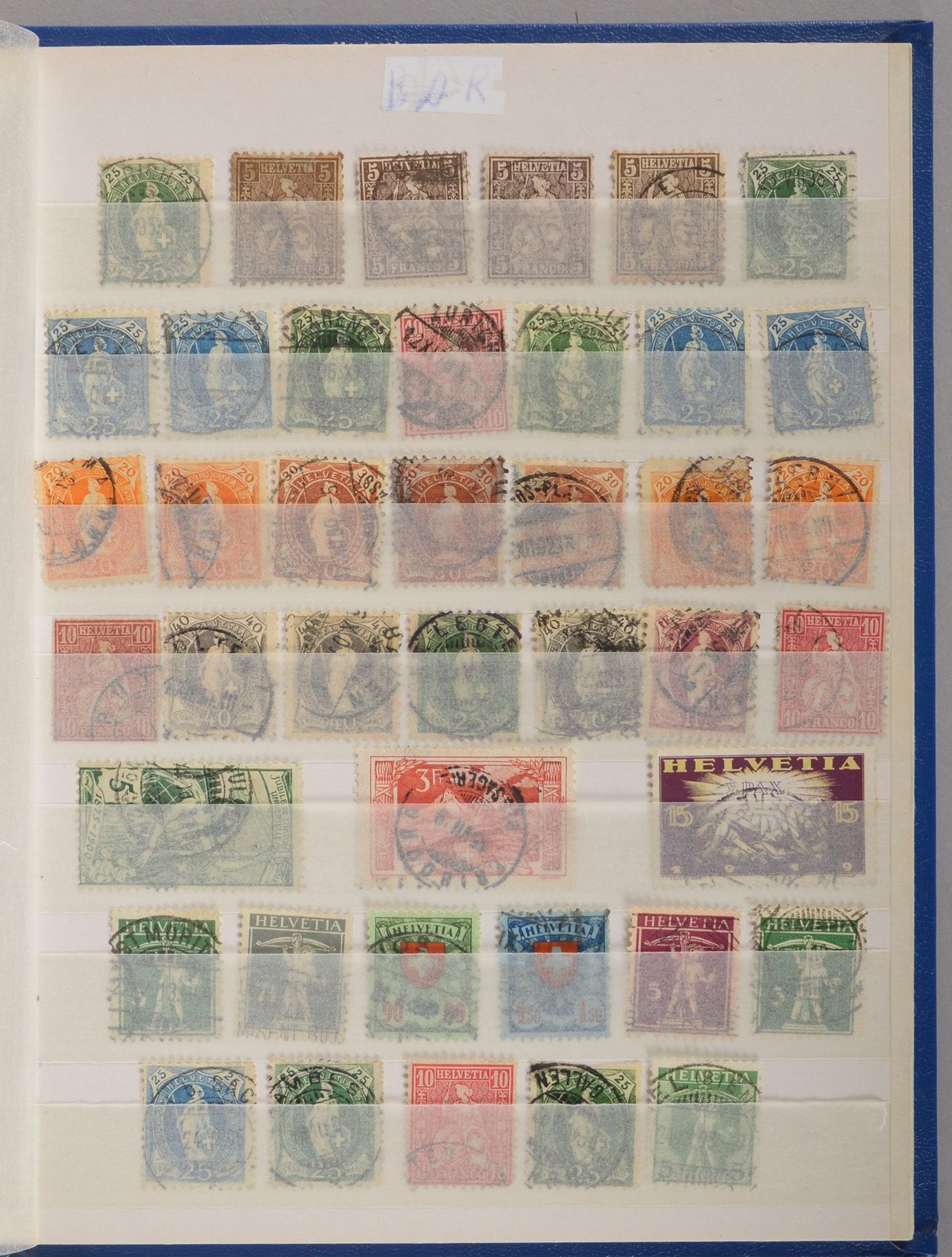 Briefmarkensammlung: 'USA' - Schweiz'/ 'Deutsches Reich'/'Weimar' - Bild 3 aus 3