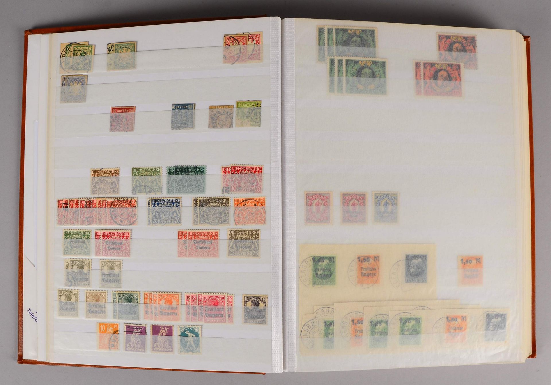 Briefmarkensammlung: Steckbuch mit &#039;Altdt. Staaten&#039;, &#039;Span./Portugies. Kolonien&#039; - Image 3 of 3