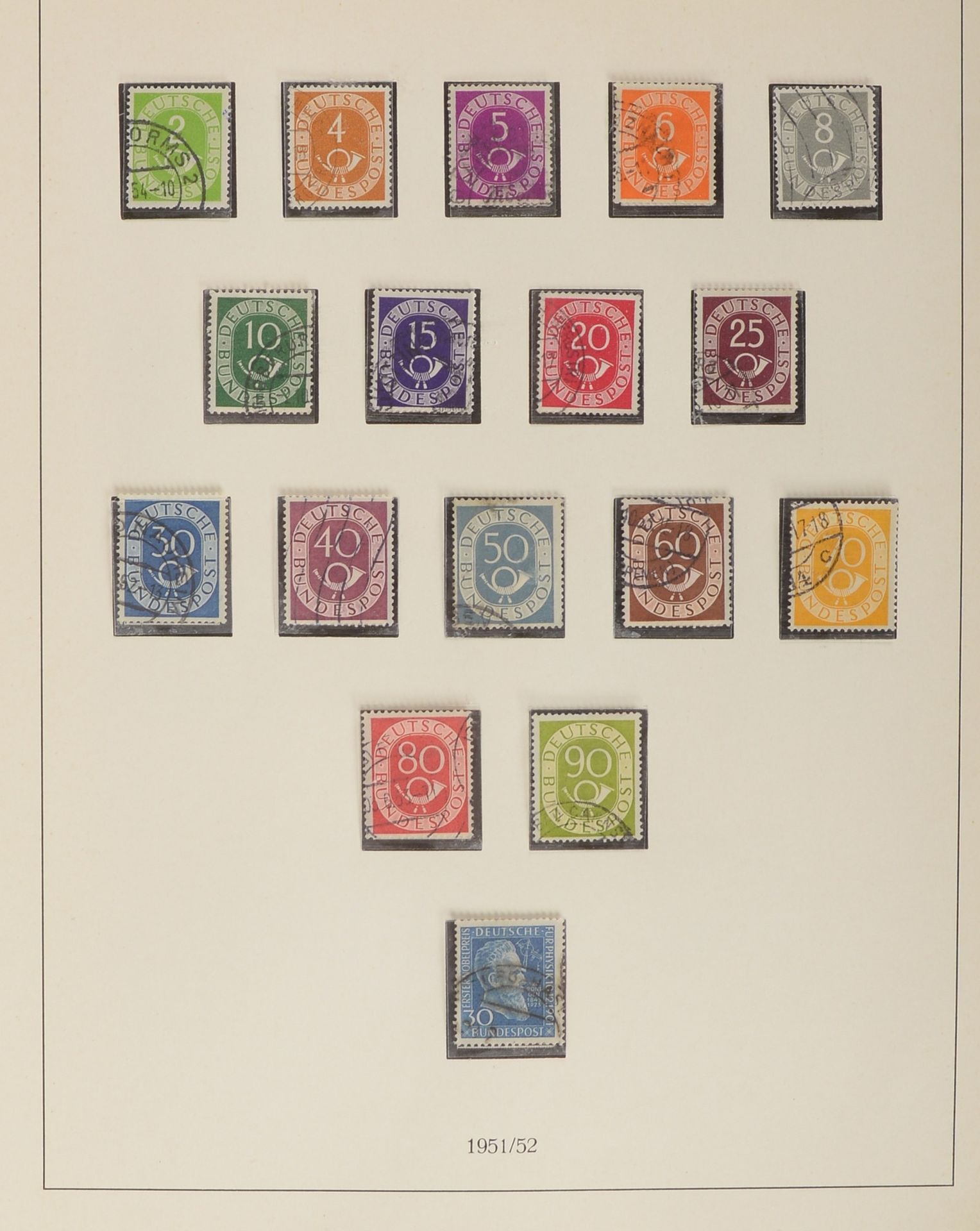 Briefmarkensammlung, &#039;BRD&#039; 1949 - 1969: fast komplett mit gesuchten Werten - Image 3 of 5