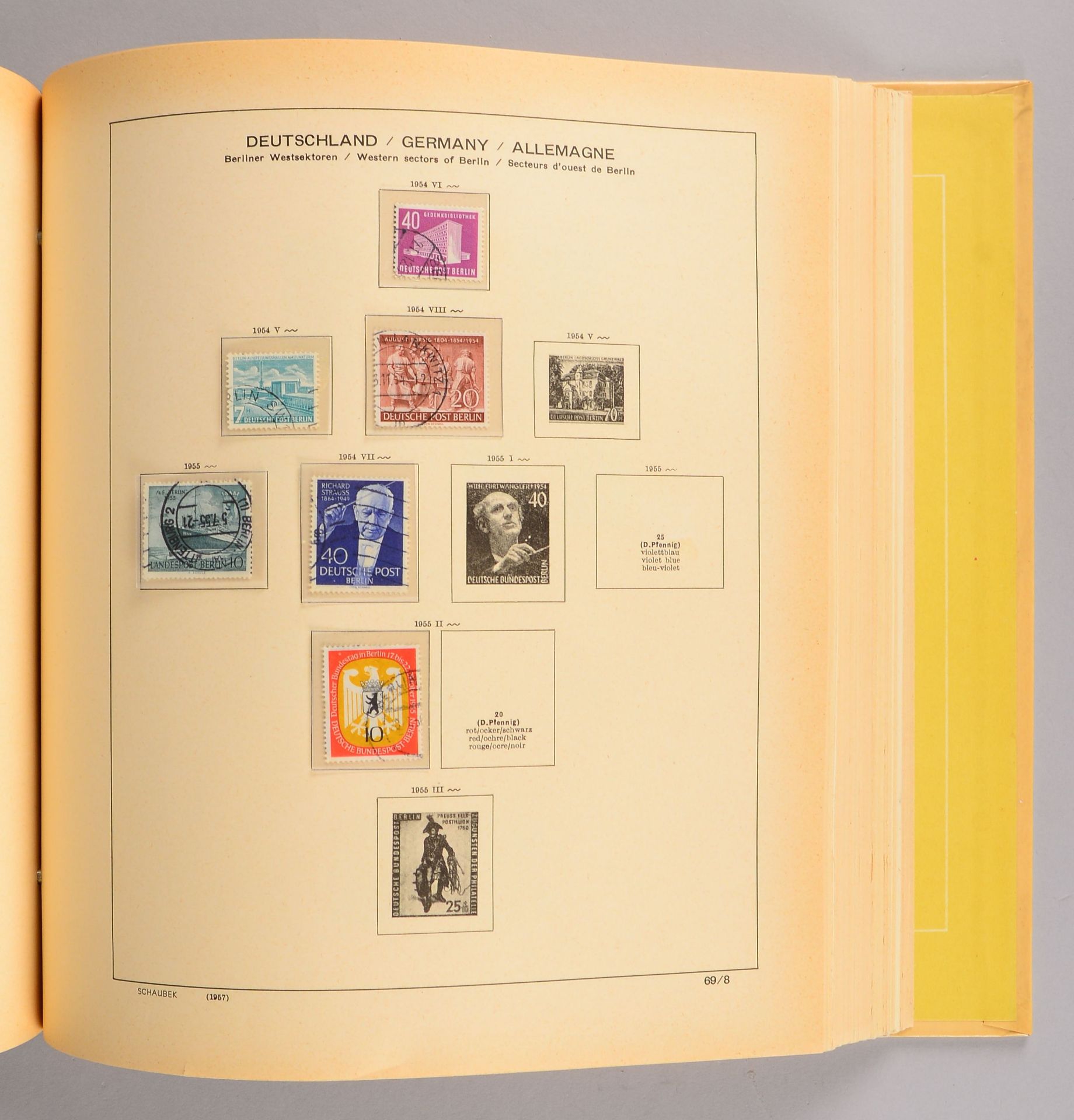Briefmarkensammlung, &#039;Deutschland&#039;, ab 1945: div., ungebraucht/postfrisch und gest. - Image 2 of 3