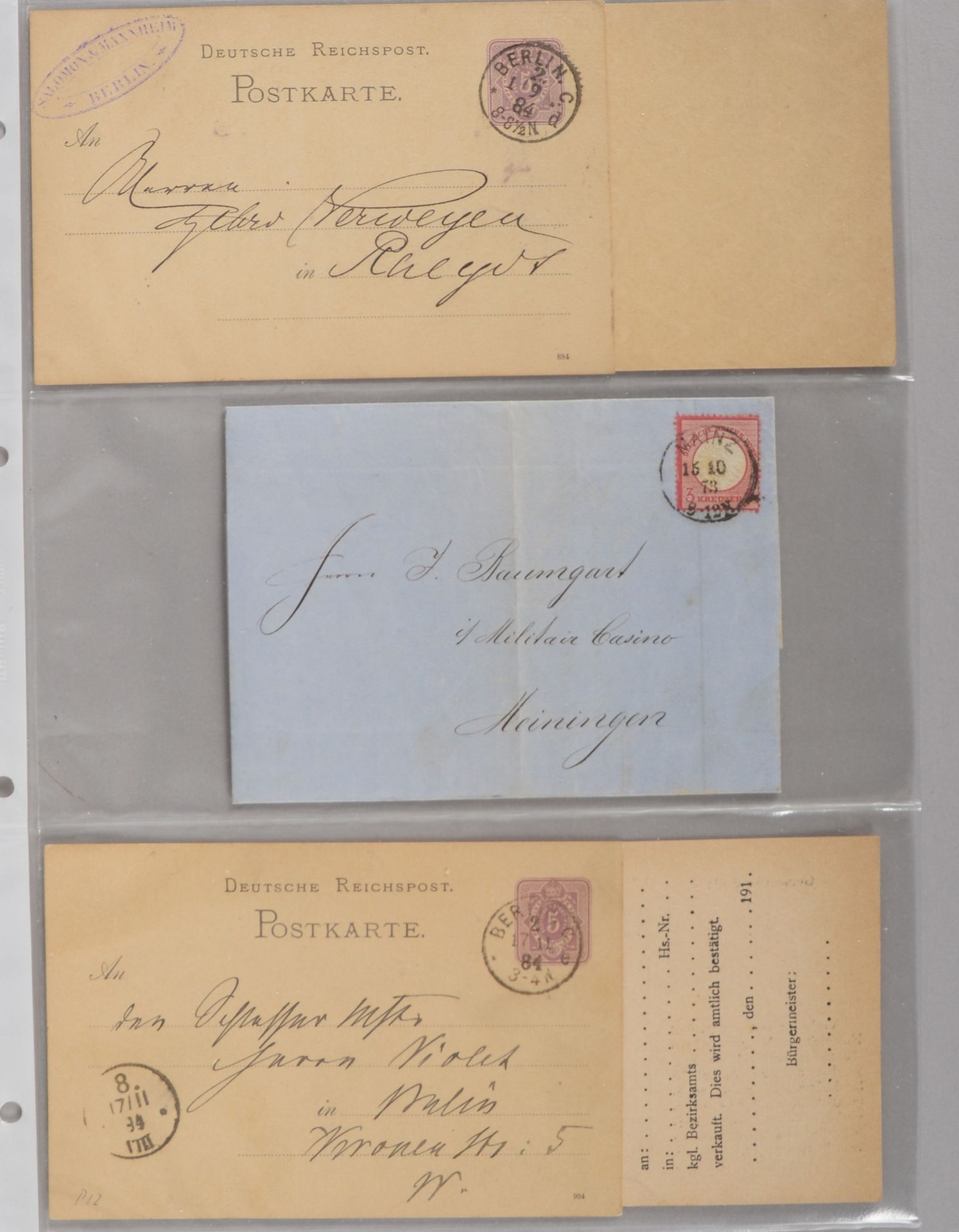 Briefmarkensammlung, 'Altdt. Staaten', ab ca. 1850 - eine qualitativ schöne Slg.! - Bild 4 aus 6