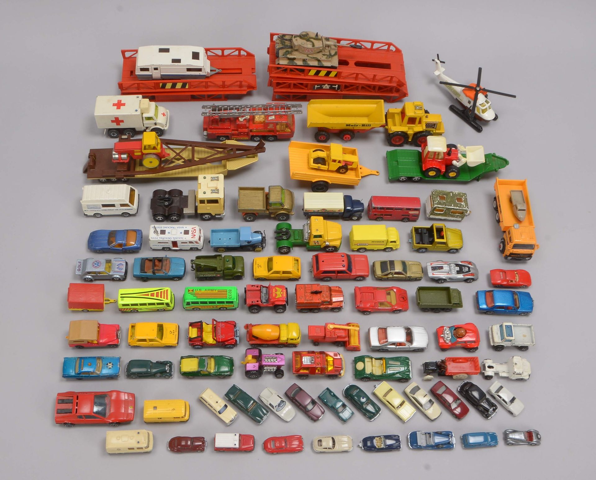 Großes Sammler-Modellfahrzeugkonvolut, verschiedene Hersteller/Modelle ('Wiking', 'Siku', 'Burago')