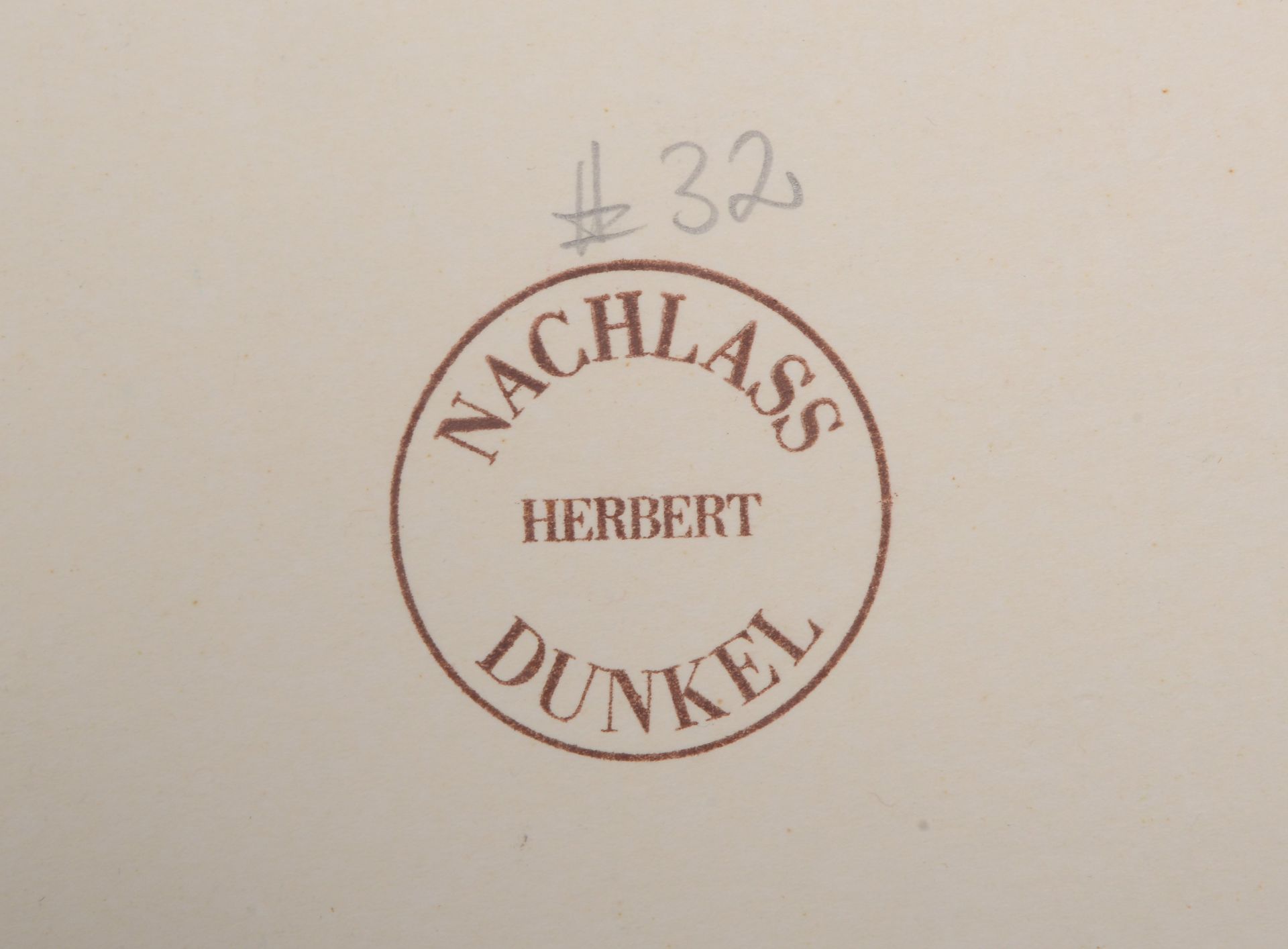 Dunkel, Herbert, 'Expressive Abstraktion', Mischtechnik (um 1950) - Bild 3 aus 3