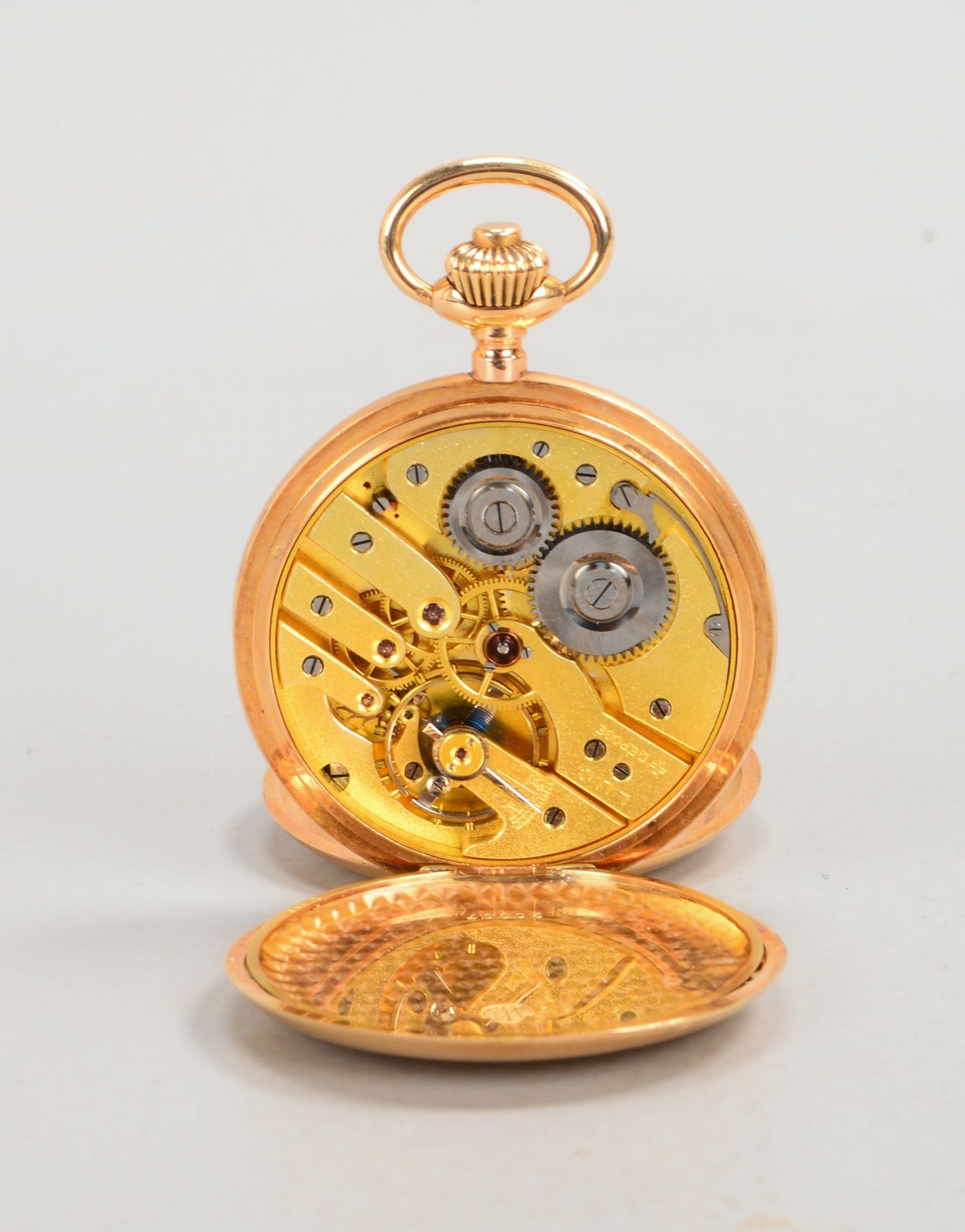 Herren-Taschenuhr, Chopard, Sprungdeckel, 585 Gold-Geh&auml;use/&#039;20007&#039;, 3x Golddeckel - Image 2 of 3