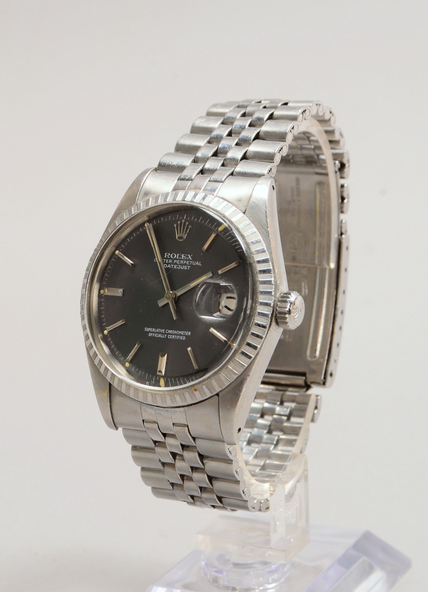 HAU Rolex Oyster &#039;Perpet. Datejust&#039;, Chronom. der Superlative, Automatik, Edelstahl - Image 2 of 2