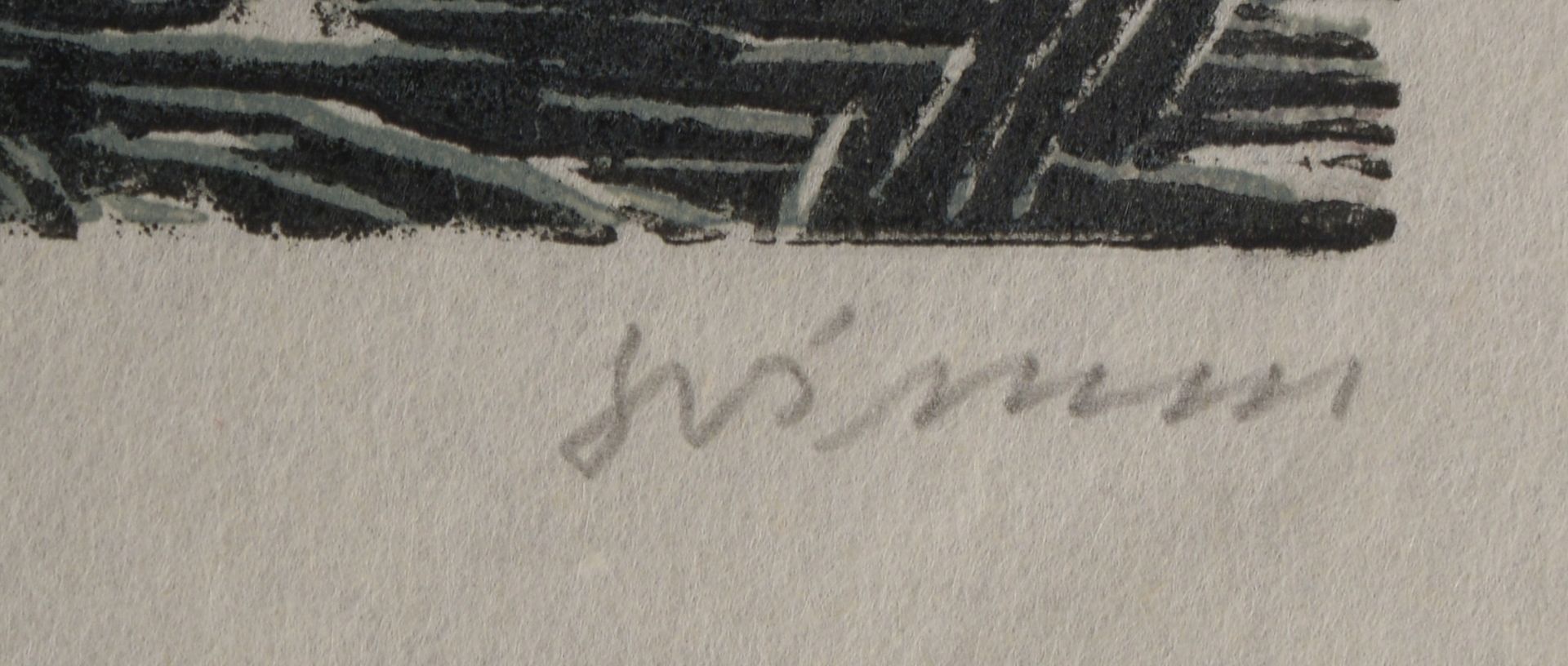 2 Holzschnitte (Ed. Griffelkunst), sign., unger.: Grimm, Willem, und Hafner, Jonas - Image 3 of 3