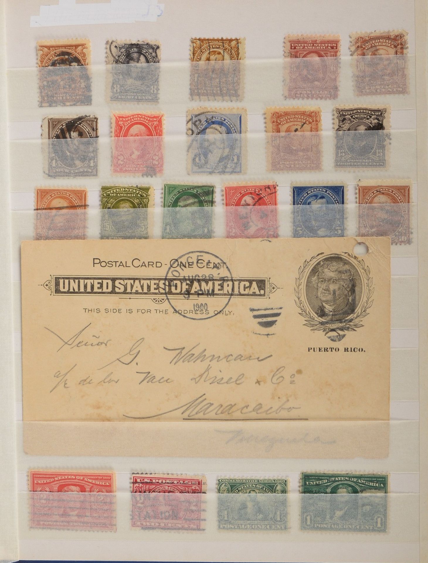 Briefmarkensammlung: 'USA' - Schweiz'/ 'Deutsches Reich'/'Weimar' - Bild 2 aus 3