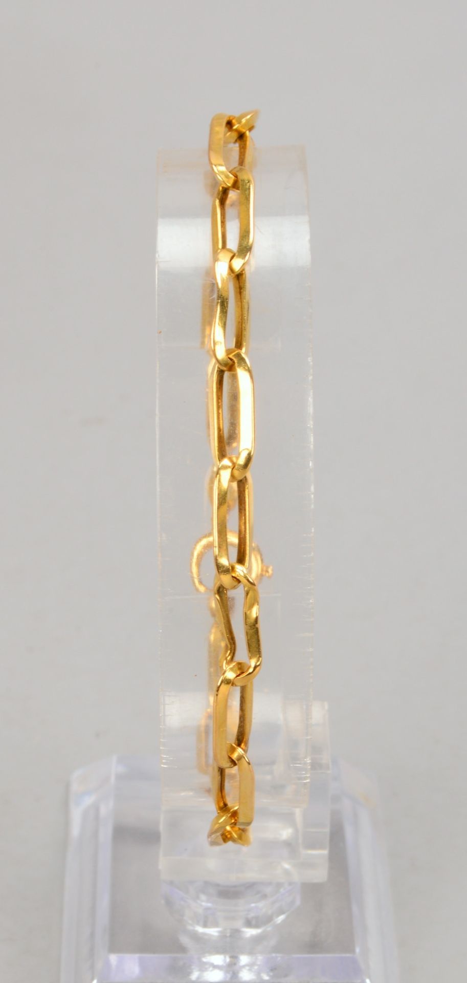 Armband, 750 GG (gest.), Ankerglieder, mit Federringschlie&szlig;e; Gew. 4,40 g - Image 2 of 2