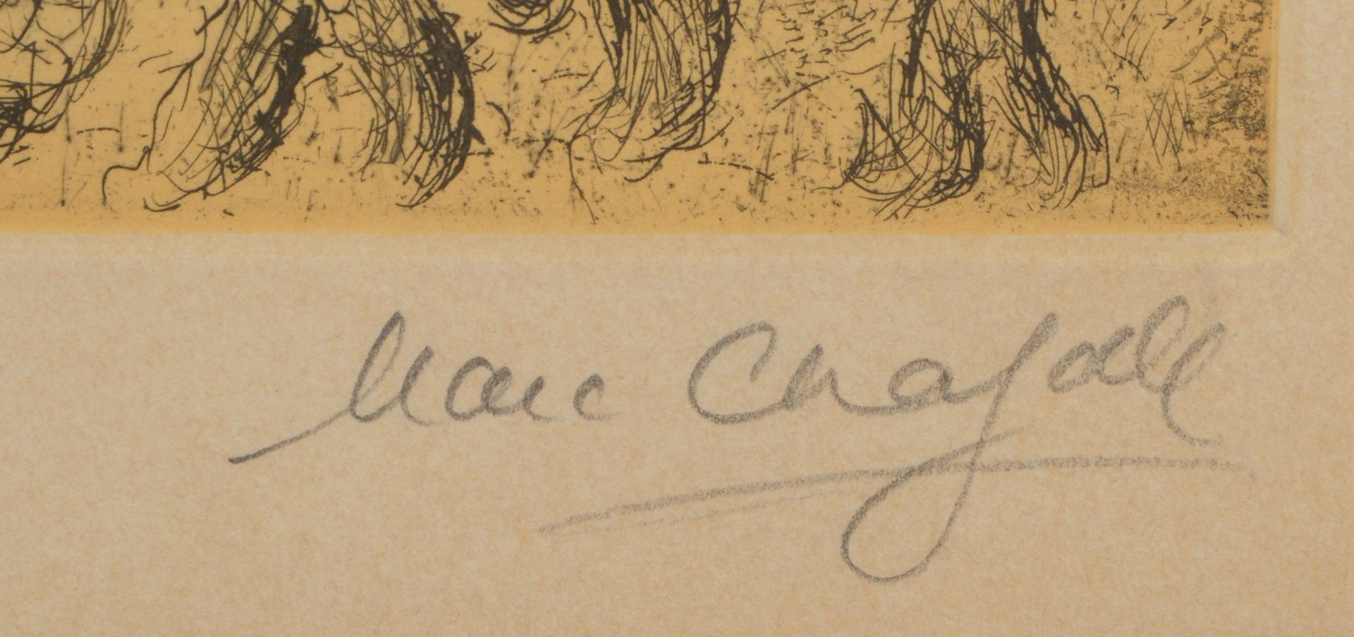 Chagall, Marc, 3x Radierungen, &#039;Psalme des David&#039;, num. &#039;4/40&#039;/bleisign., hinter - Image 2 of 2