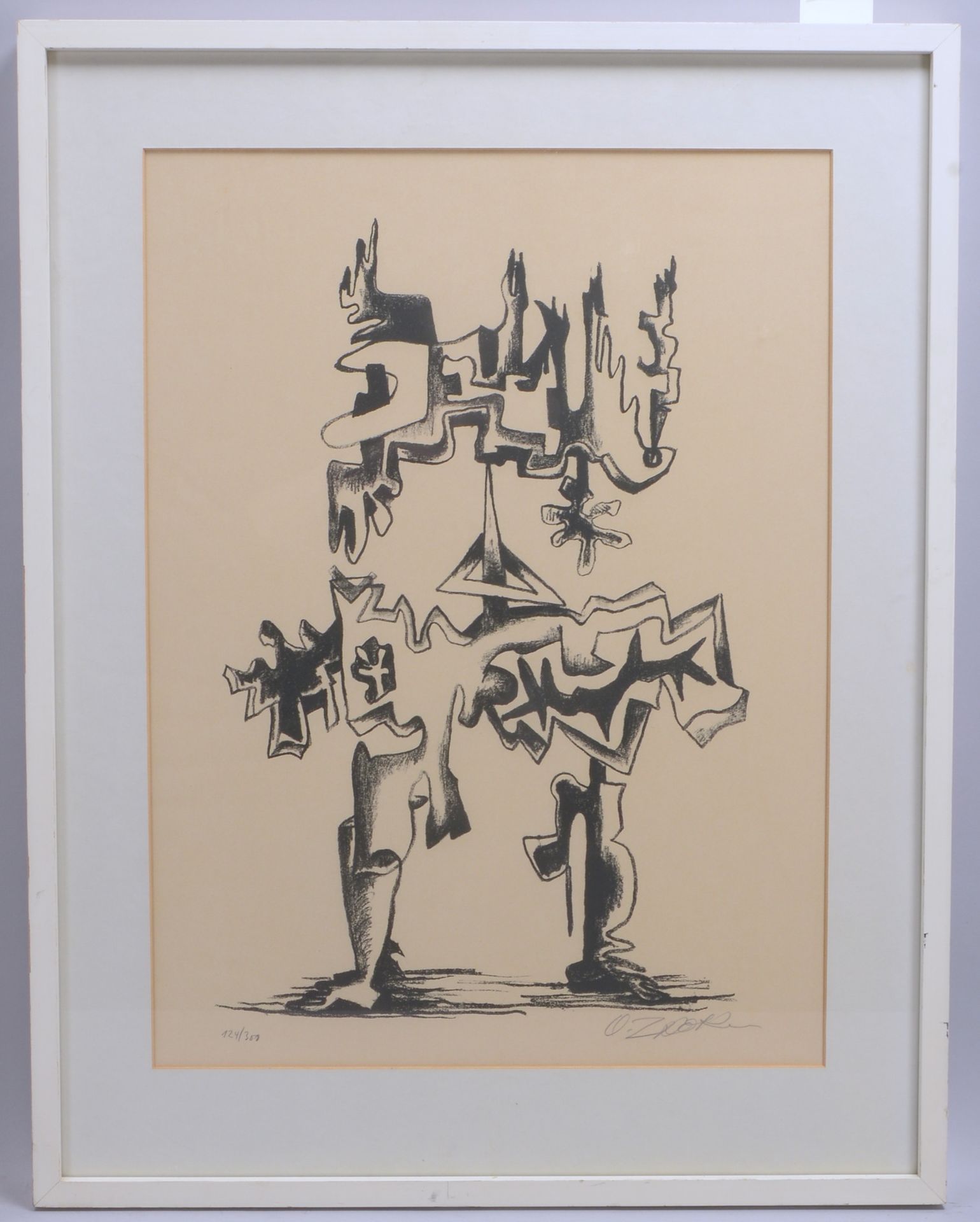 Ossip, Zadkine, &#039;La Revolution du Plancher&#039;, Lithografie, Aufl. &#039;124/300&#039;, bleis