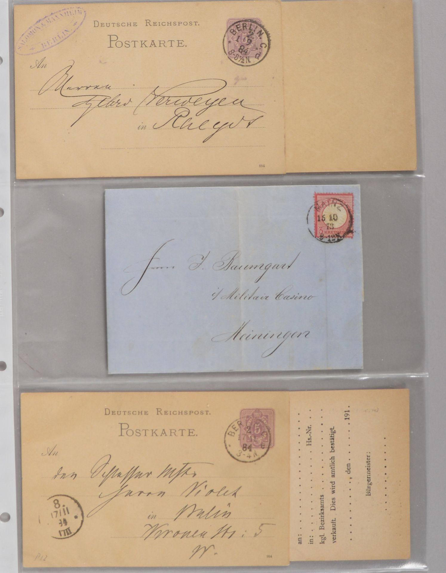 Briefmarkensammlung, &#039;Altdt. Staaten&#039;, ab ca. 1850 - eine qualitativ sch&ouml;ne Slg.! - Image 4 of 6