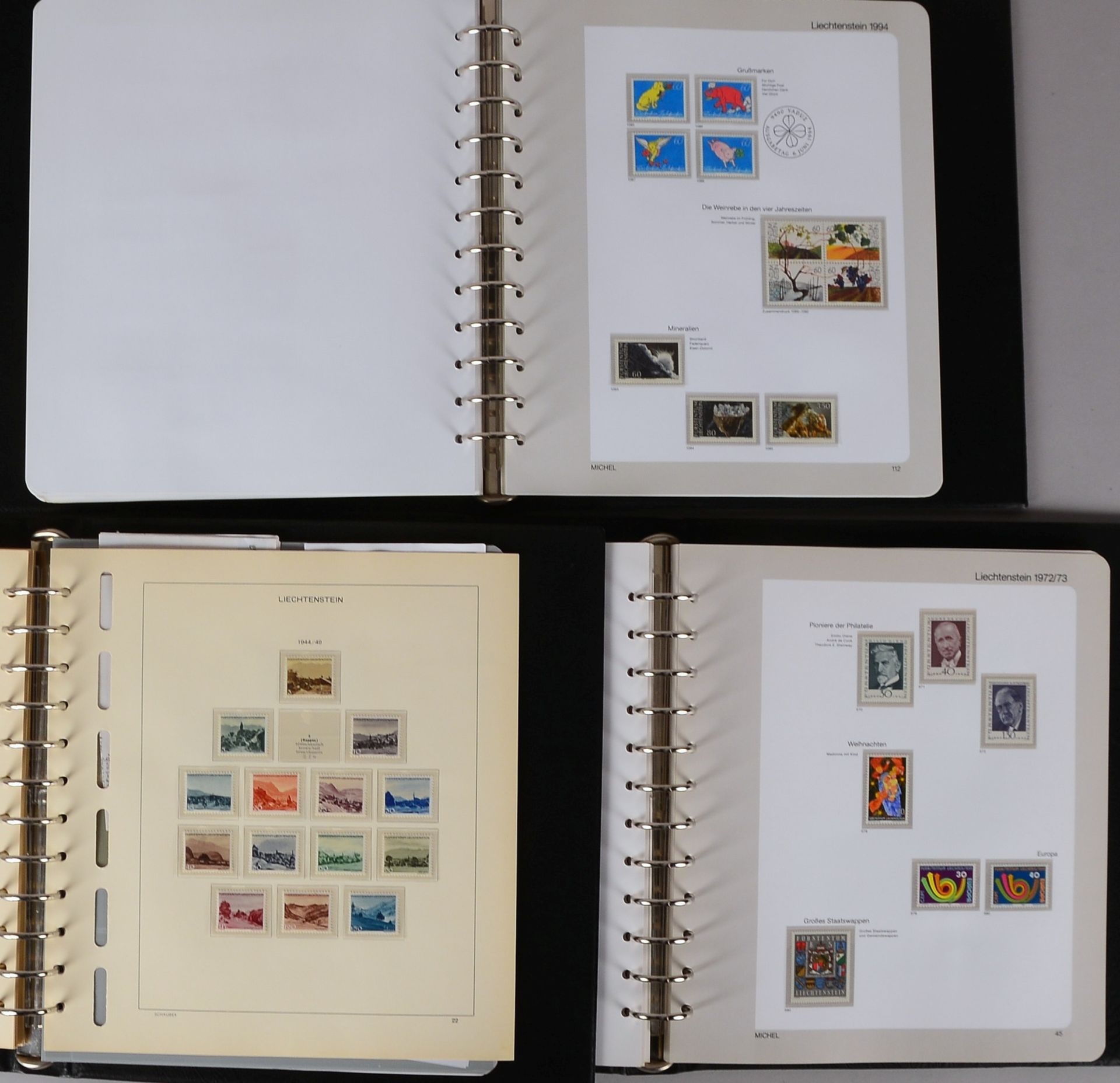 Briefmarken, &#039;Liechtenstein&#039; ab 1917 - 1998: guter Besatz, in &uuml;berw. postfr. Erhaltun - Image 2 of 2