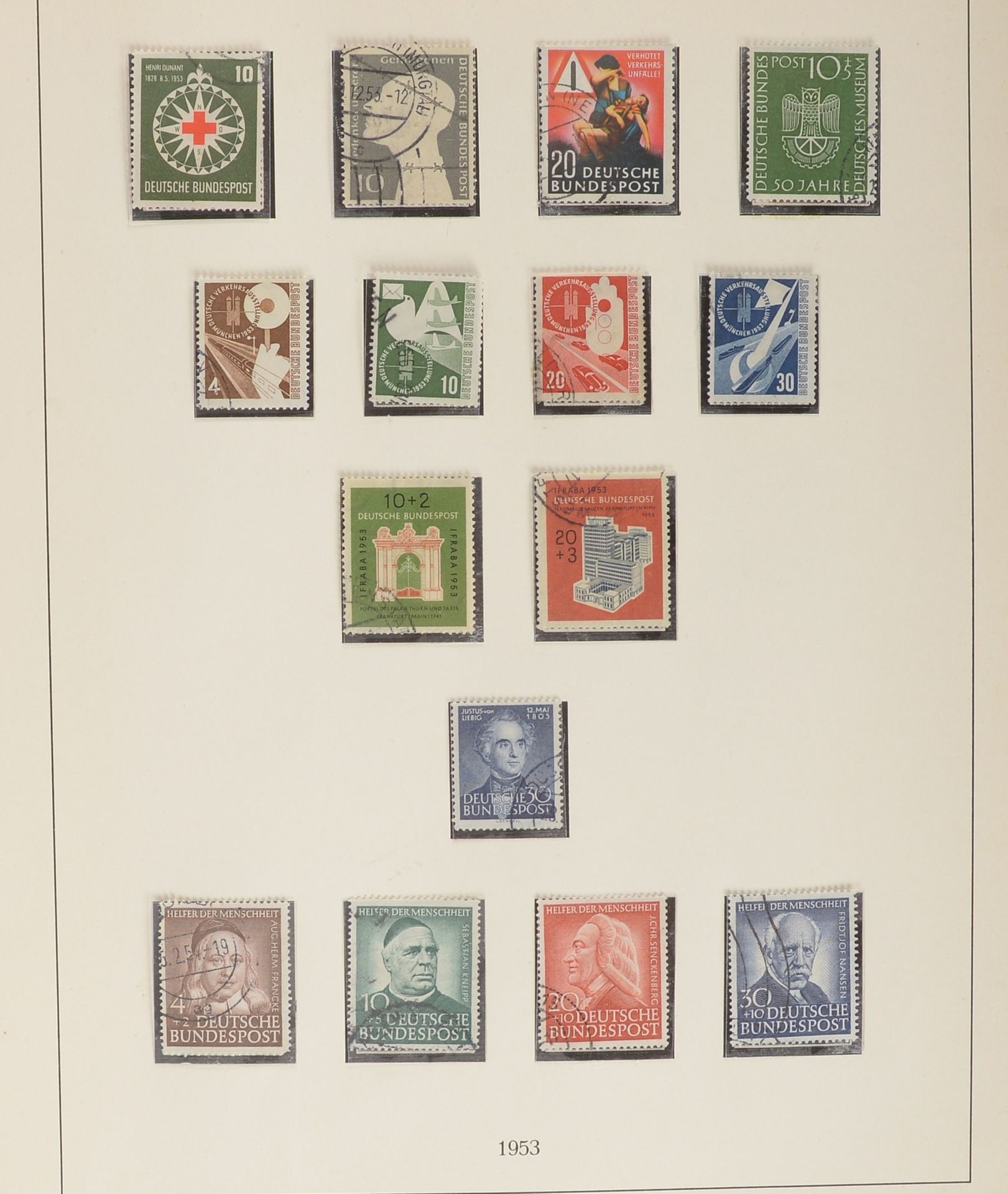 Briefmarkensammlung, &#039;BRD&#039; 1949 - 1969: fast komplett mit gesuchten Werten - Image 4 of 5