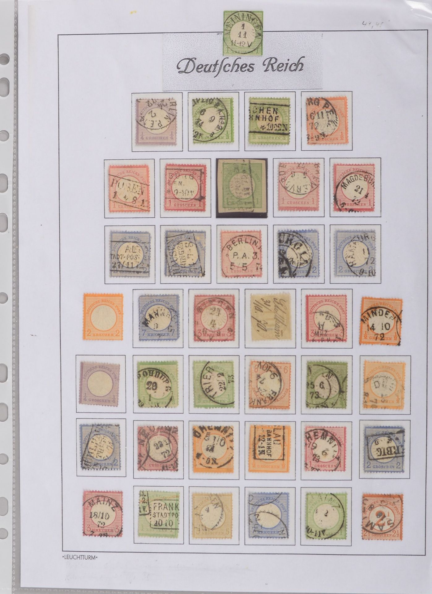 Briefmarkensammlung, &#039;Altdt. Staaten&#039;, ab ca. 1850 - eine qualitativ sch&ouml;ne Slg.! - Image 3 of 6