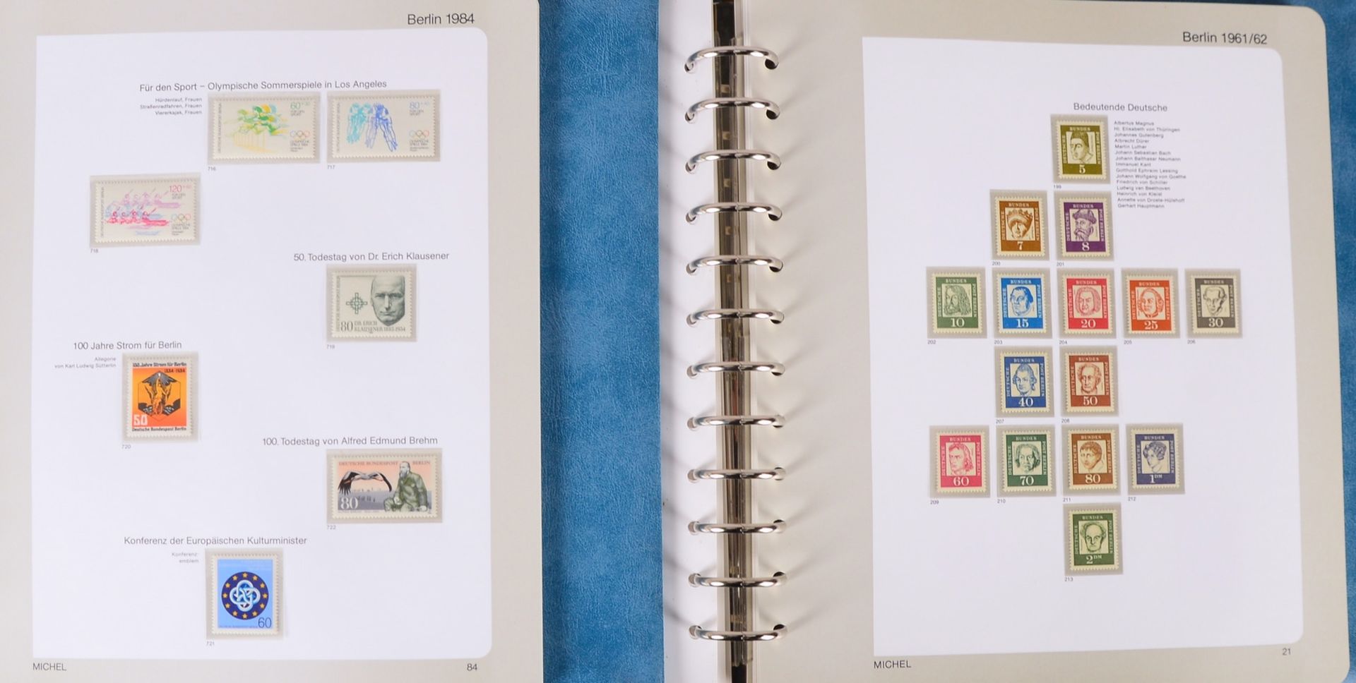 Briefmarken, &#039;Berlin&#039;, 1948 - 1989: Schwarzaufdruck, &#039;Bauten&#039; kompl. (hohe Werte