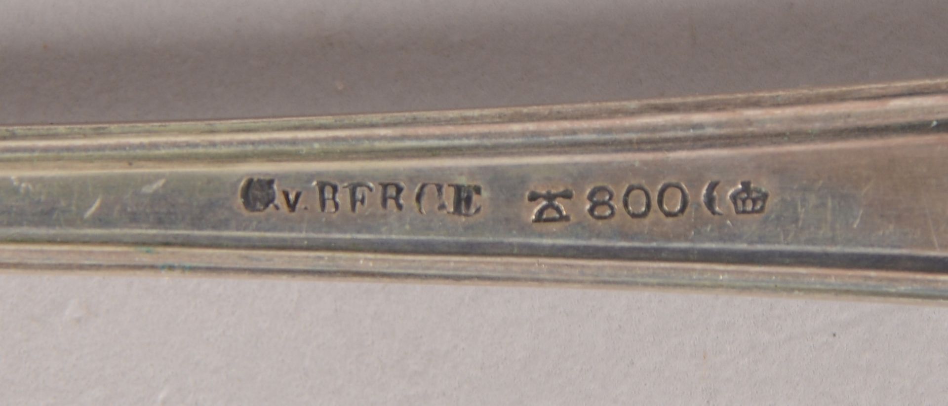 Wilkens, Tafelbesteck, 800 Silber, f&uuml;r 5 Pers./+1 Gabel; Gew. Gabeln 272 g/Gew. Messer 275 g - Image 2 of 2